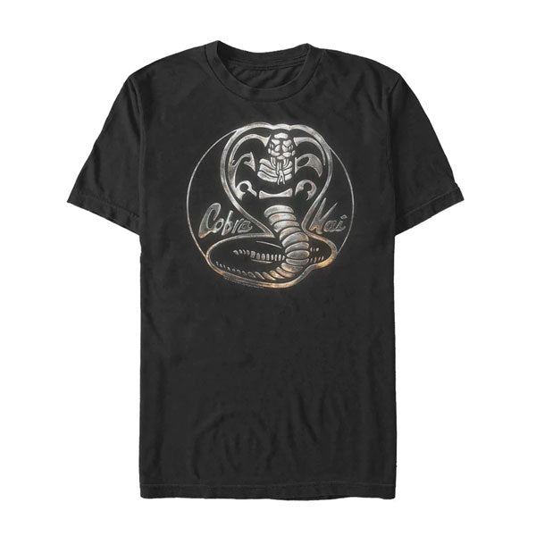 Cobra Kai Metal Snake Logo T-Shirt