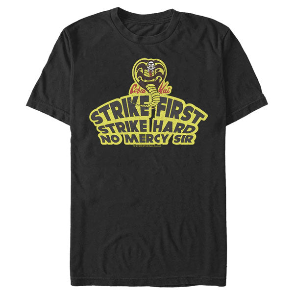 Cobra Kai Strike First No Mercy T-Shirt
