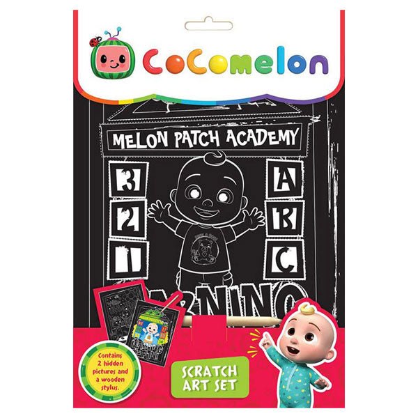 Cocomelon Scratch Art Set