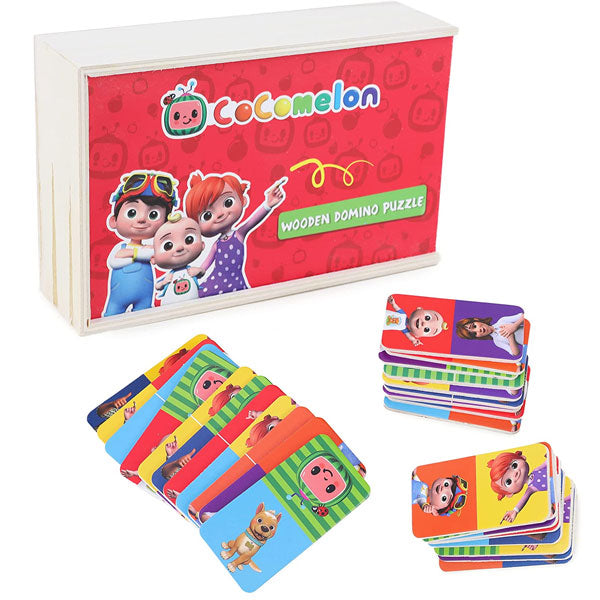Cocomelon Wooden Dominoes Game