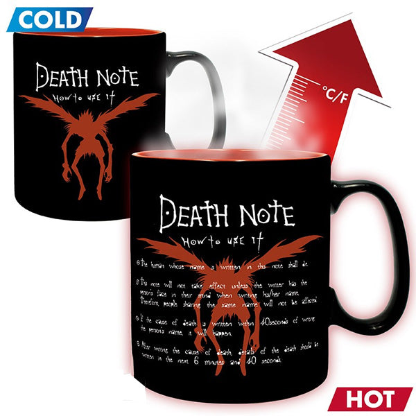 Death Note Light and Ryuk Heat Changing Mug