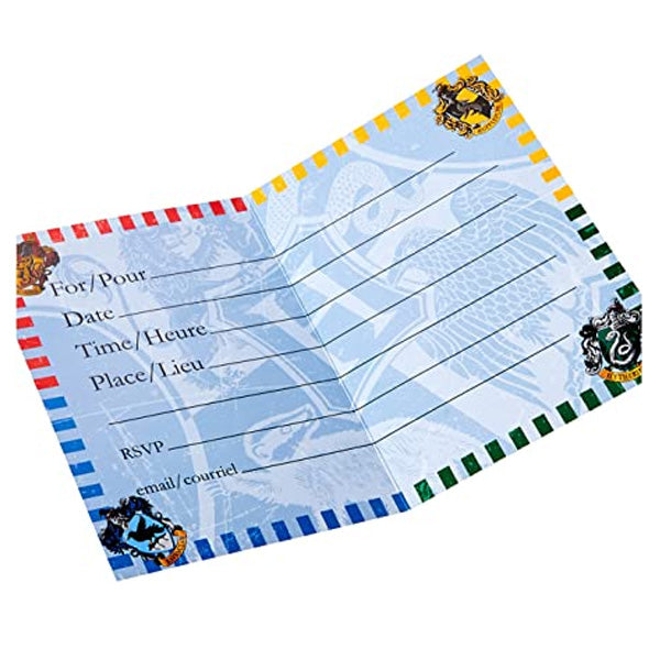 Harry Potter Party Invitations 8 pack