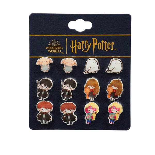 Harry Potter 6 Set Chibi Earrings