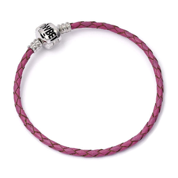 Harry Potter Leather Charm Bracelet Pink