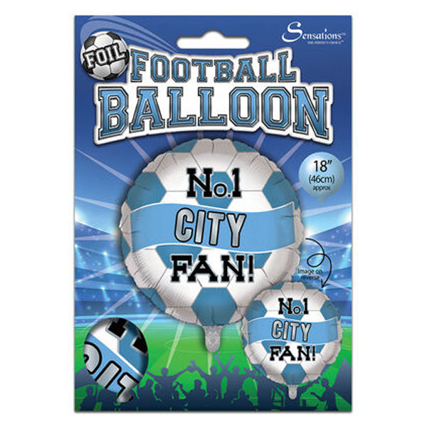 Manchester City FC No.1 Fan 18" Foil Balloon