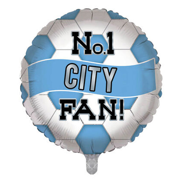 Manchester City FC No.1 Fan 18" Foil Balloon