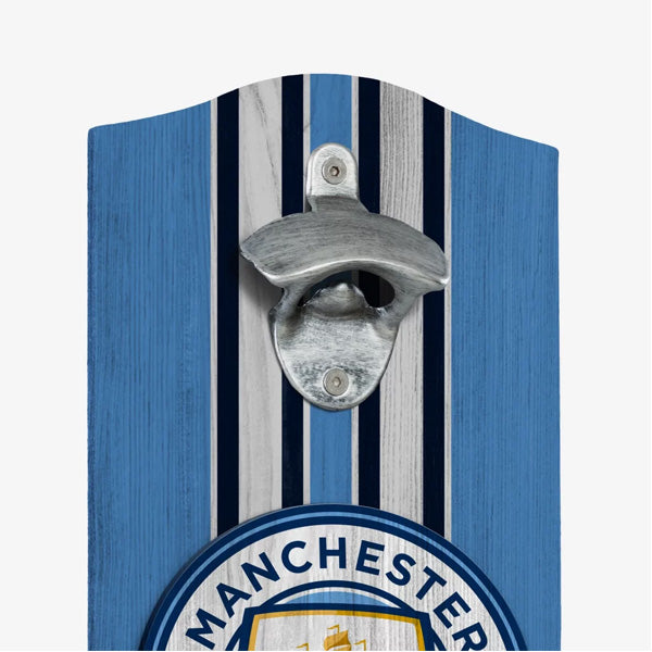Manchester City FC Wooden Bottlecap Opener