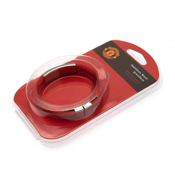 Manchester United FC Stitched Silicone Bracelet