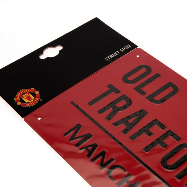 Manchester United FC Coloured Street Sign