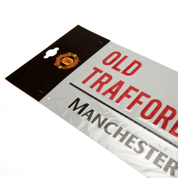 Manchester United FC Street Sign