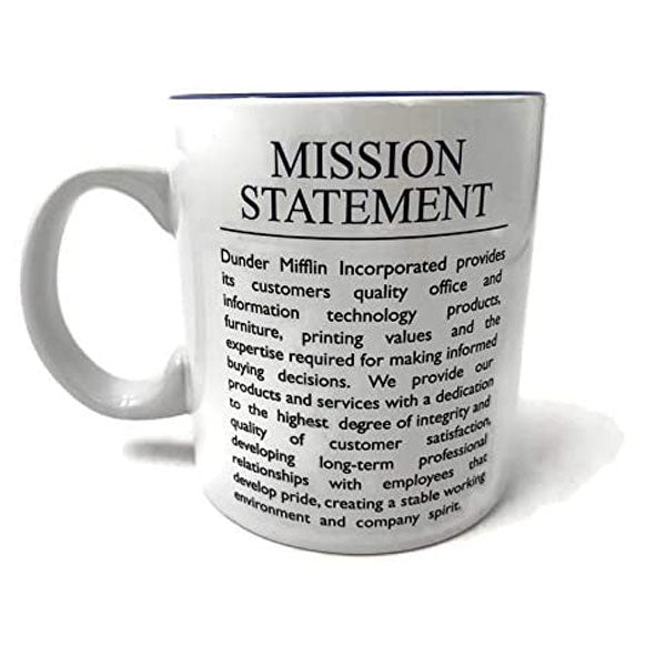 The Office Mission Statement Jumbo Mug