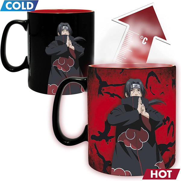 Naruto- Kakashi and Itachi Heat Changing Mug and Coaster