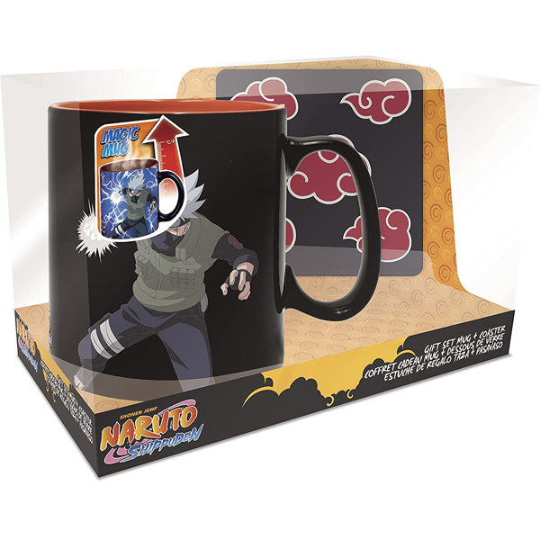 Naruto- Kakashi and Itachi Heat Changing Mug and Coaster