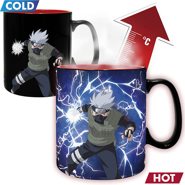 Naruto- Kakashi and Itachi Heat Changing Mug and Coaster