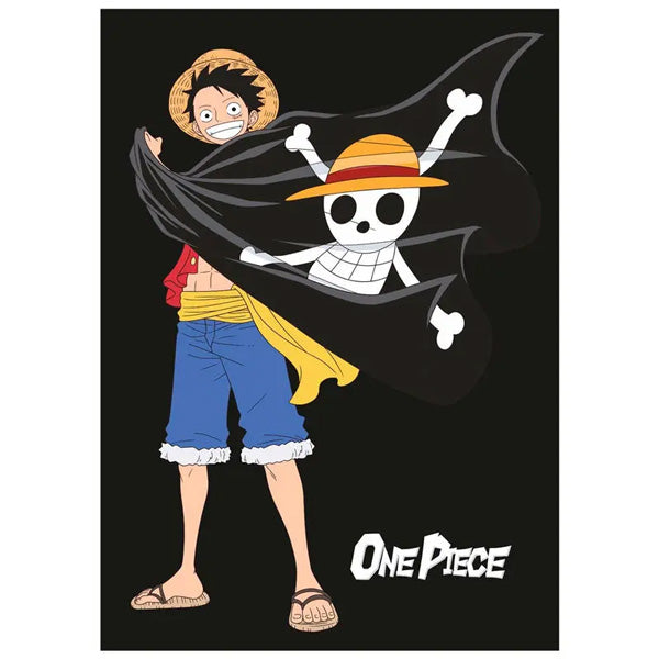 One Piece Luffy Fleece Blanket