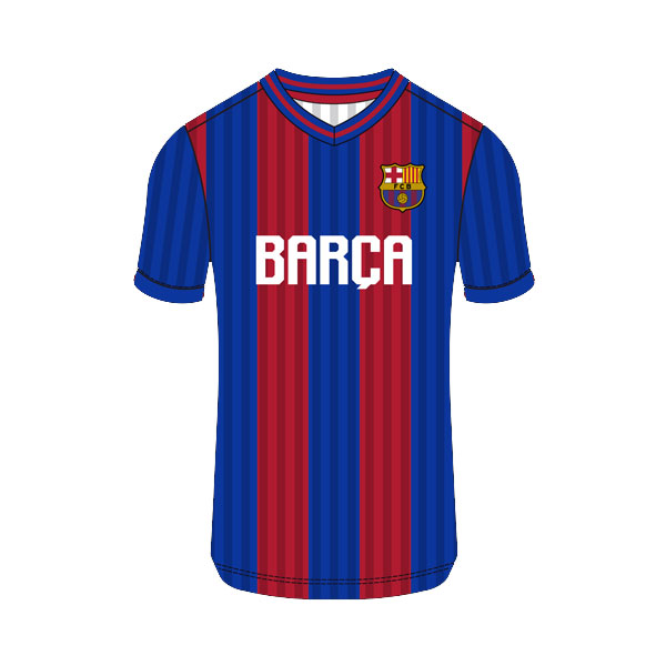 Barcelona Retro Stripe Jersey