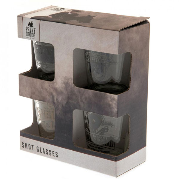 Peaky Blinders Shot Glass - 4 Pack