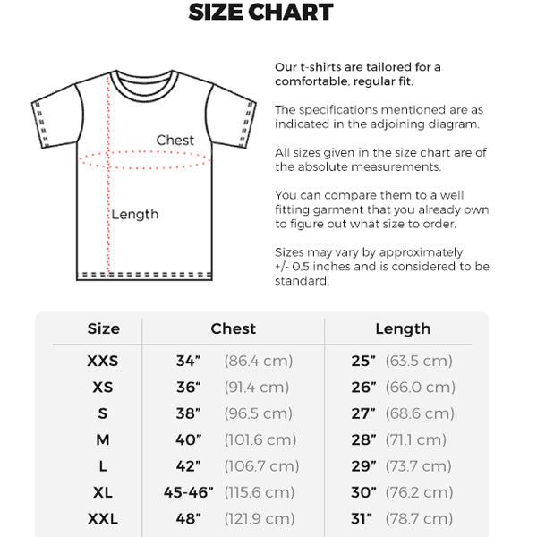 F.R.I.E.N.D.S Infographic T-shirt, Official Friends Merchandise