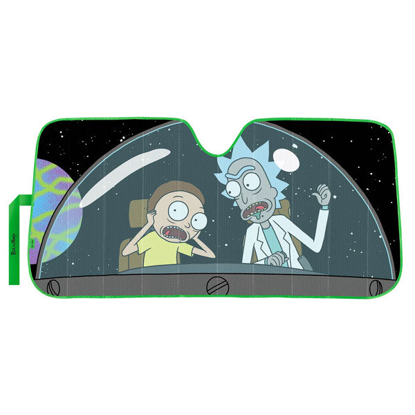 Rick and Morty Accordion Auto Sunshade