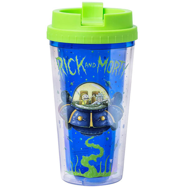 Rick and Morty Spaceship Travel Mug