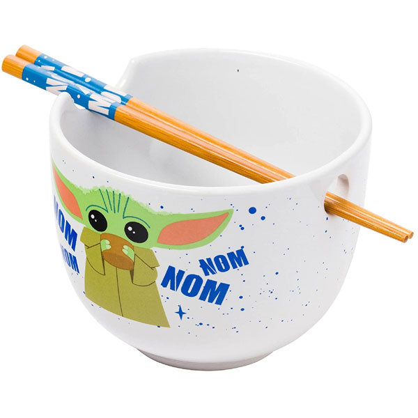 The Mandalorian Ramen Bowl and Chopsticks