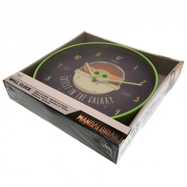 Star Wars Mandalorian Cutest Wall Clock