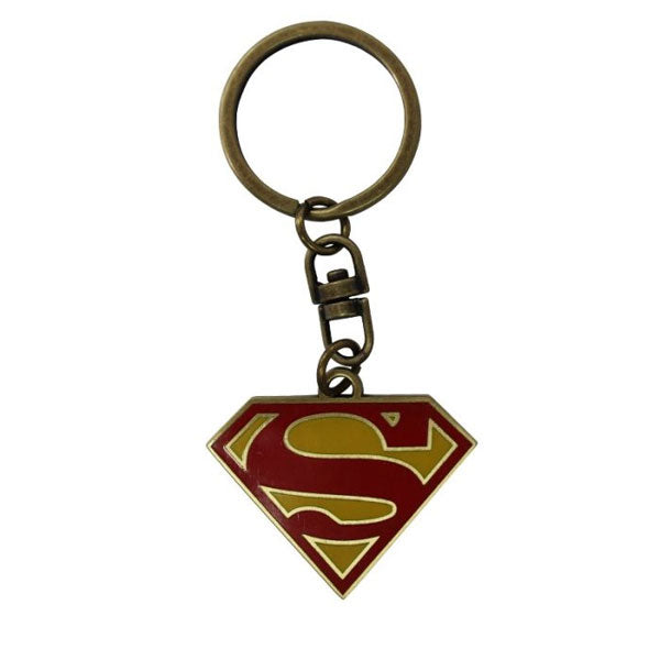 Superman Crest Metal Keychain