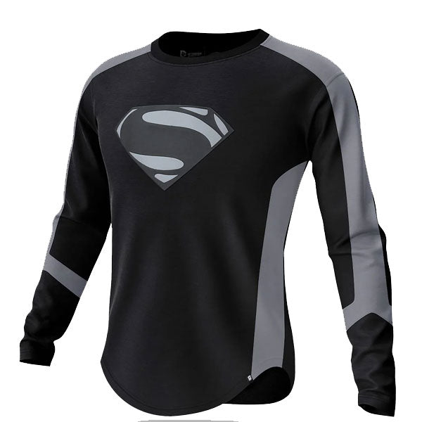 Superman 3D Logo Long Sleeve T-Shirt