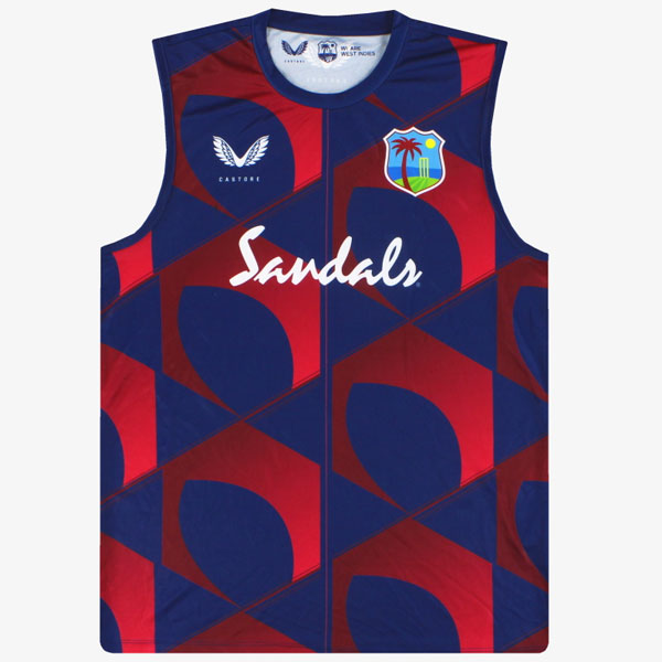 West Indies Training Sleeveless Jersey Trinidad and Tobago Fan