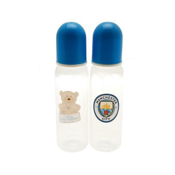 Manchester City FC Baby Bottle 2 Pack