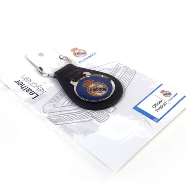 Real Madrid FC Leather Keyring