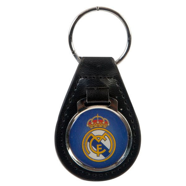Real Madrid FC Leather Keyring